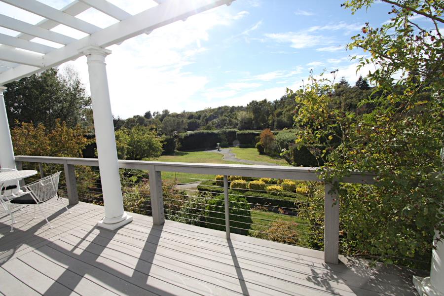 3999 Cherryvale Avenue Soquel, CA 95073 - Photo 18 of 23 a view of balcony with mountain view and wooden floor