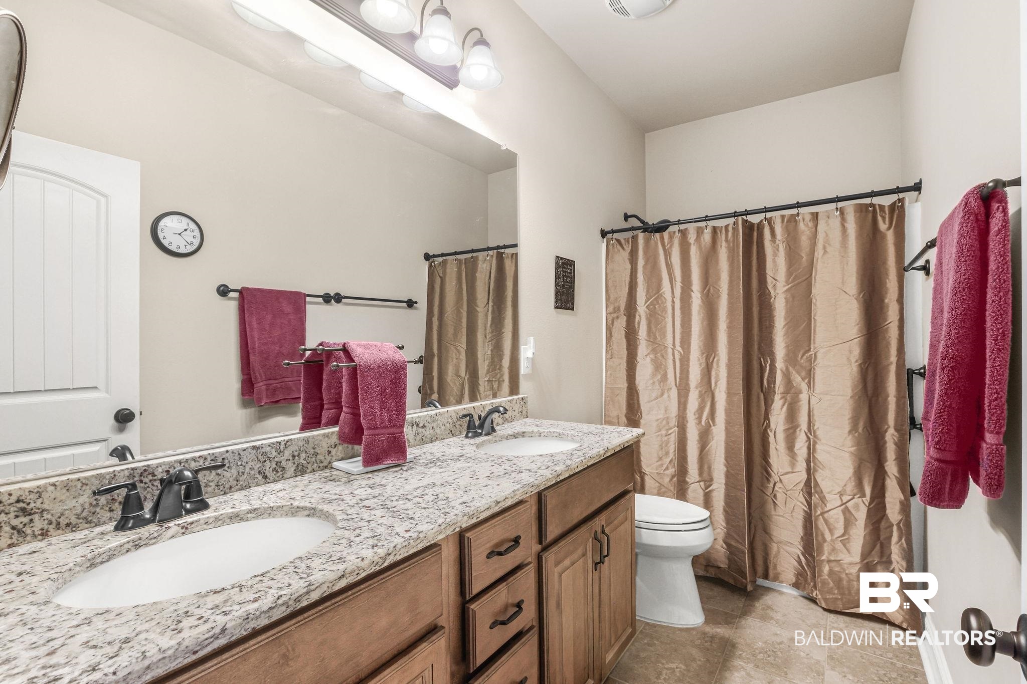 1086 Destin Avenue Foley, AL 36535 - Photo 16 of 30 Bathroom with toilet, a shower with curtain, and vanity