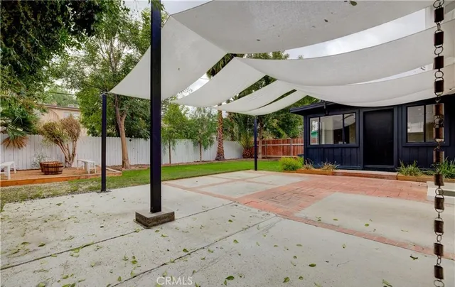 a view of a volley ball court