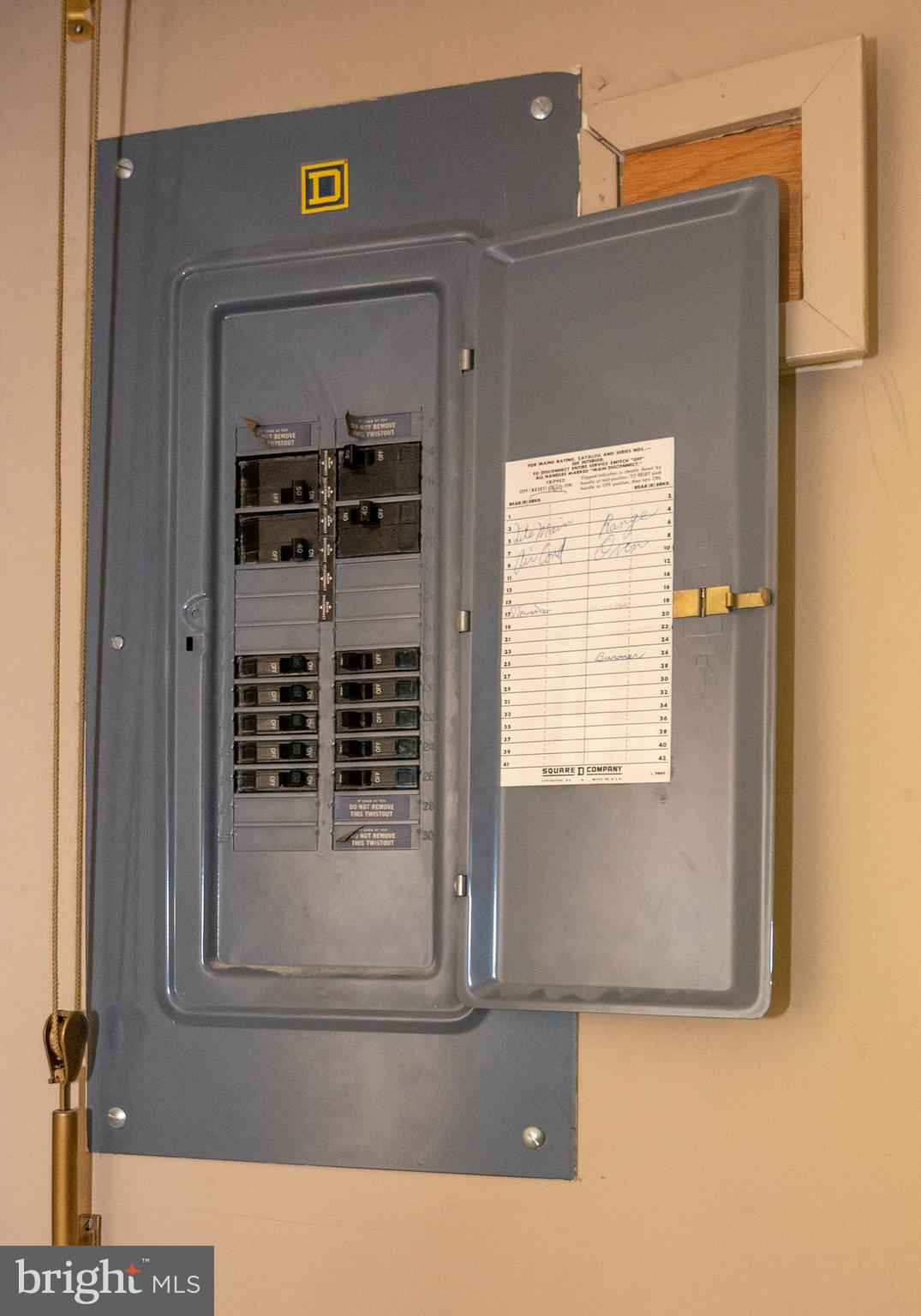 4514 Tapscott Road Pikesville, MD 21208 - Photo 22 of 26 Electric Panel