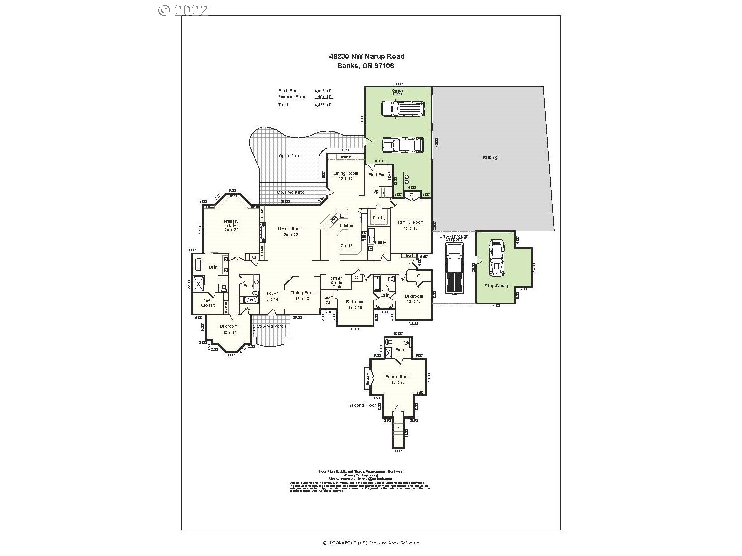 48230 Northwest Narup Road Banks, OR 97106 - Photo 32 of 32 Floor Plan