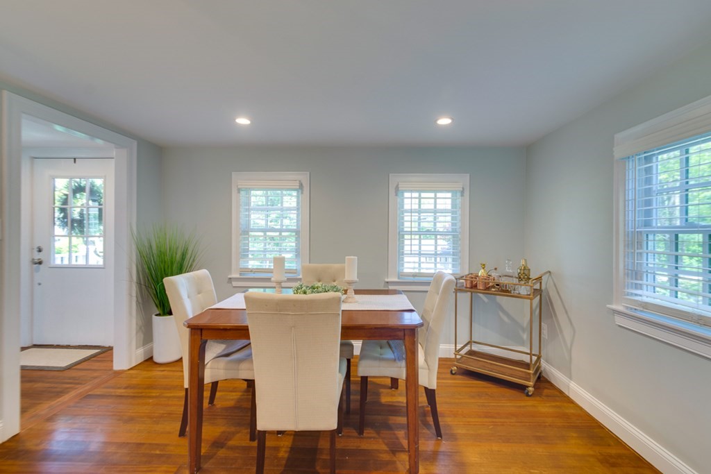 240 Summer Street Walpole, MA 02071 - Photo 13 of 34 a view of a a dining room with furniture window and wooden floor
