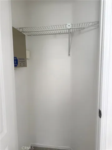 a view of a walk in closet