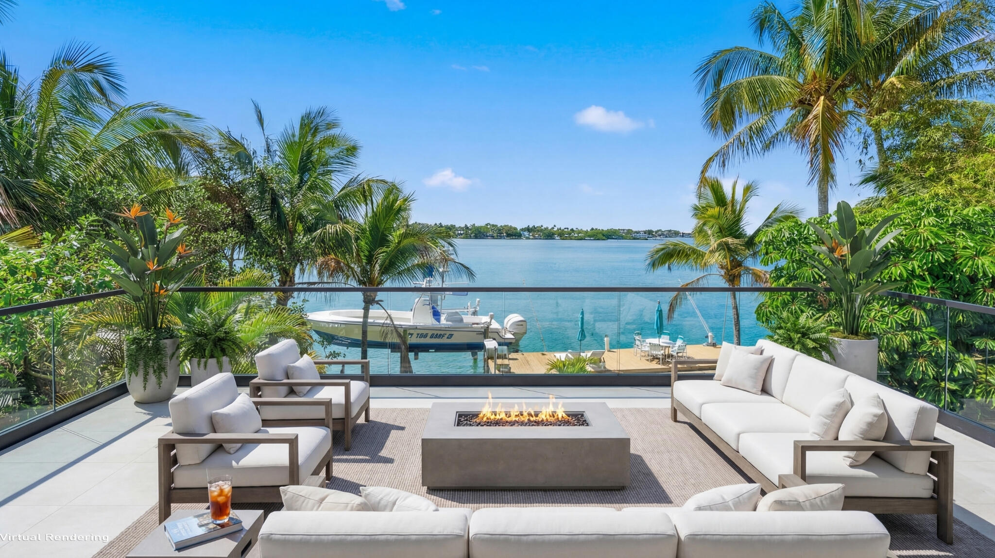 1305 Peninsular Road Jupiter, FL 33469 - Photo 12 of 23 a outdoor living space with furniture and garden view