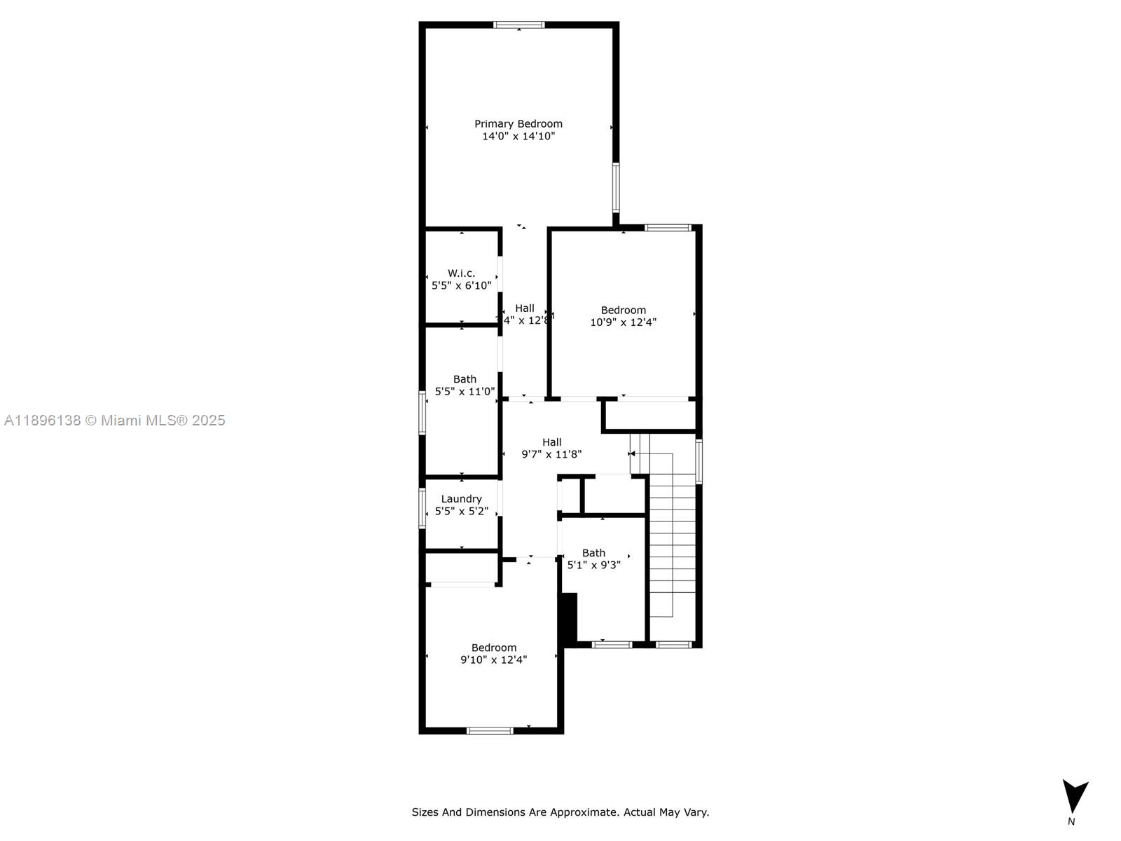 2405 Northwest 131st Street Miami, FL 33167 - Photo 7 of 38 a picture of a floor plan