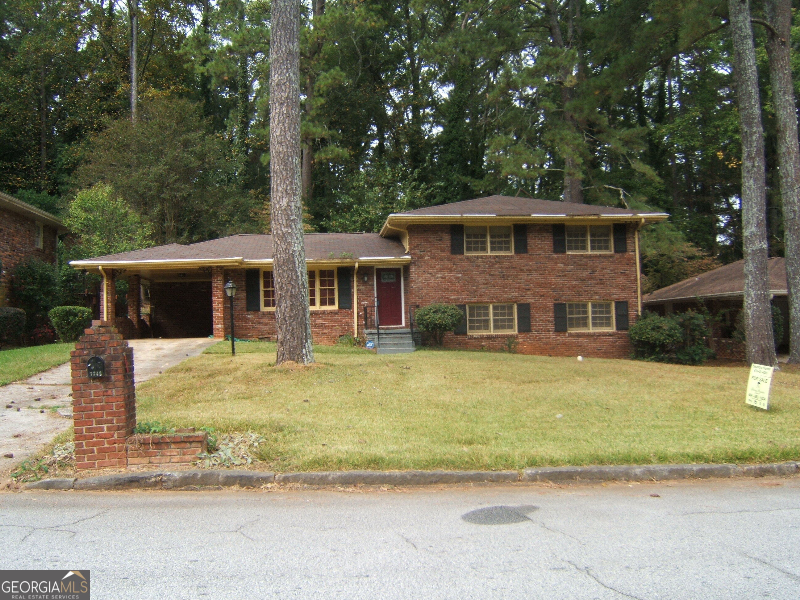 3349 Toney Drive, Unit 2 Decatur, GA 30032 - Photo 1 of 1 front view of a house with a swimming pool