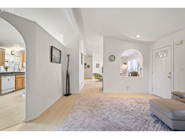 a view of a room with a natural light