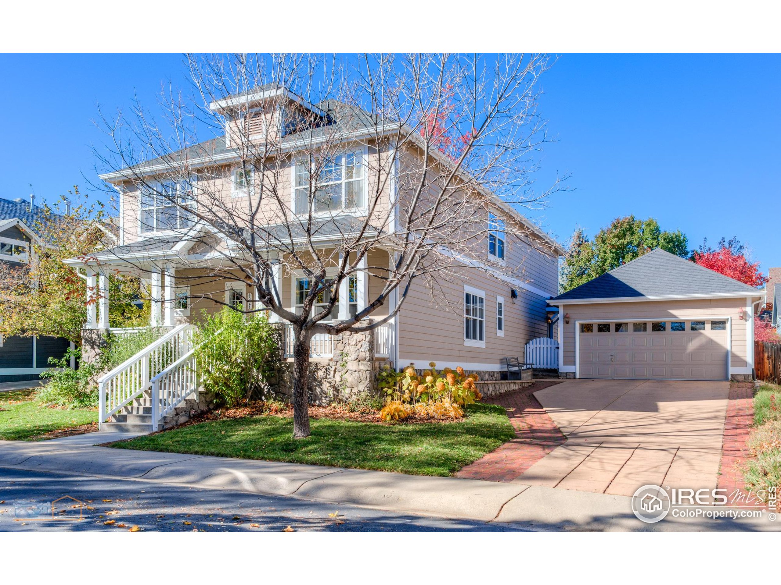 4921 Fountain Street Boulder, CO 80304 - Photo 42 of 50 a front view of a house with garden