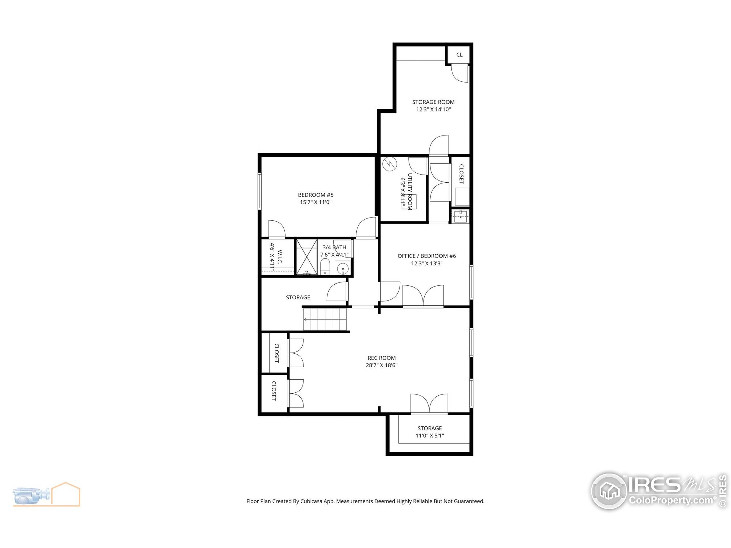 4921 Fountain Street Boulder, CO 80304 - Photo 48 of 50 a picture of a floor plan