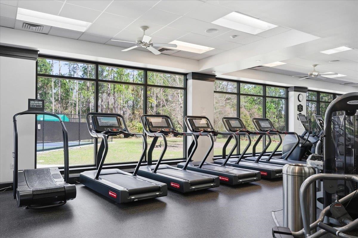 110 Ceja Way St. Augustine, FL 32095 - Photo 54 of 78 a view of a room with gym equipment