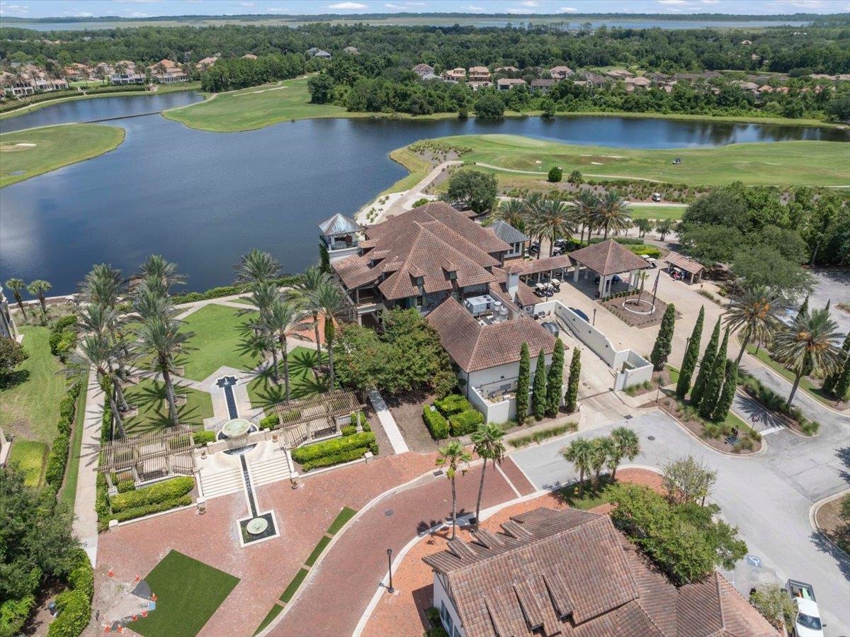 110 Ceja Way St. Augustine, FL 32095 - Photo 57 of 78 an aerial view of a house with outdoor space and lake view