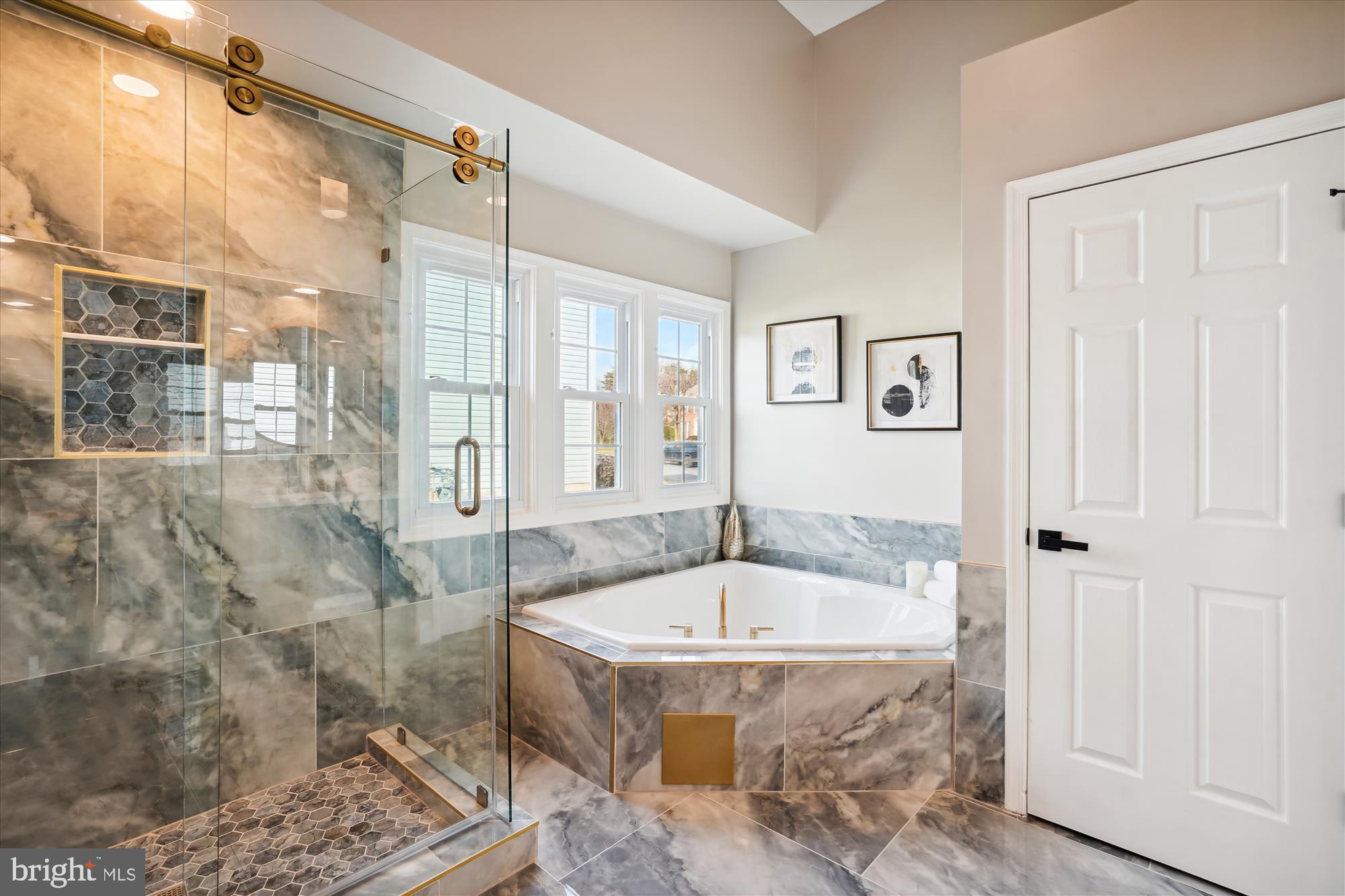 8312 Ivy Green Road Fairfax Station, VA 22039 - Photo 31 of 103 Primary bath on Main level with high end finishes