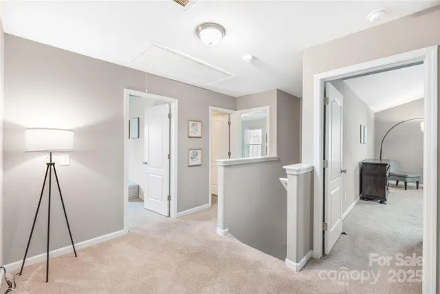 a view of a room with closet area