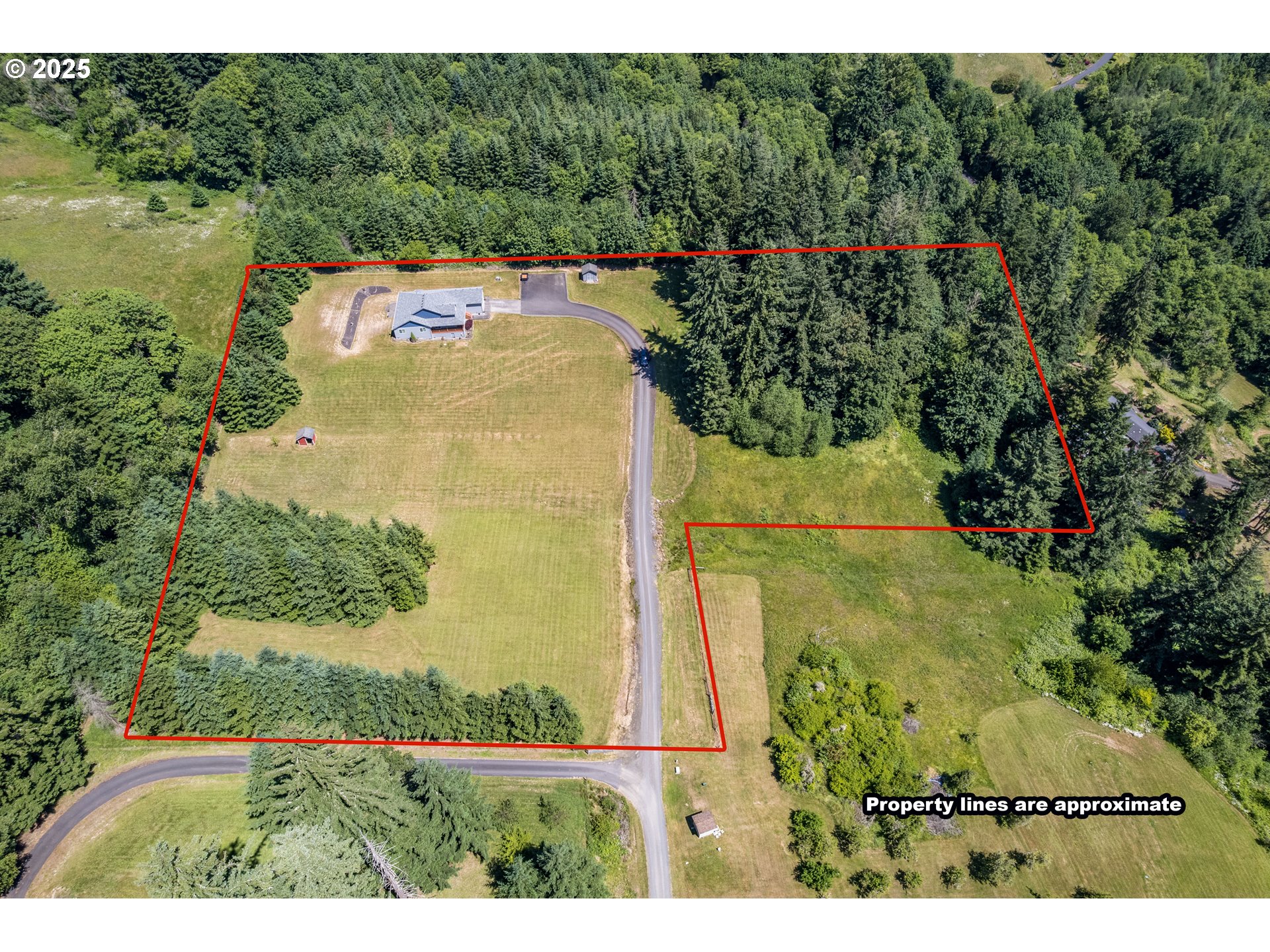 182 Newman Road Kalama, WA 98625 - Photo 33 of 37 Approximate Property Lines