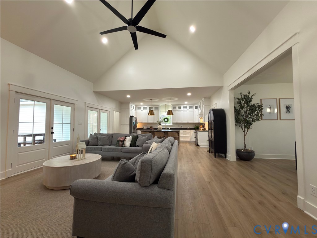 7017 Claiborne Road Sutherland, VA 23885 - Photo 23 of 62 a living room with furniture and a large window