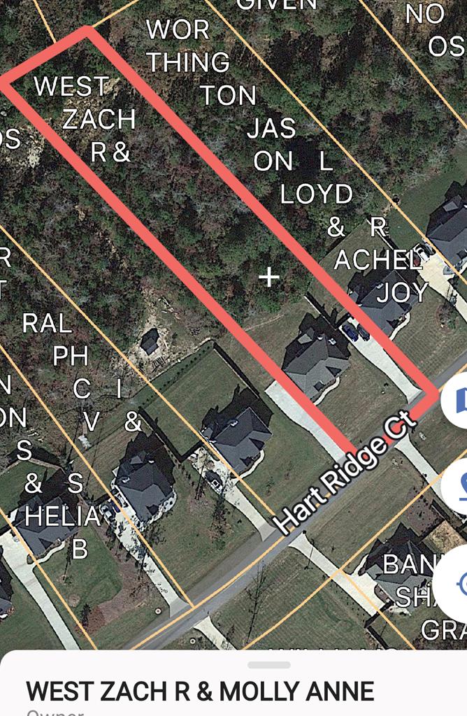 124 Hart Ridge Court Fortson, GA 31808 - Photo 54 of 54 Approximate property lines