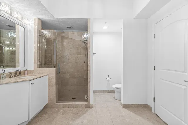 a bathroom with a bathtub and a sink