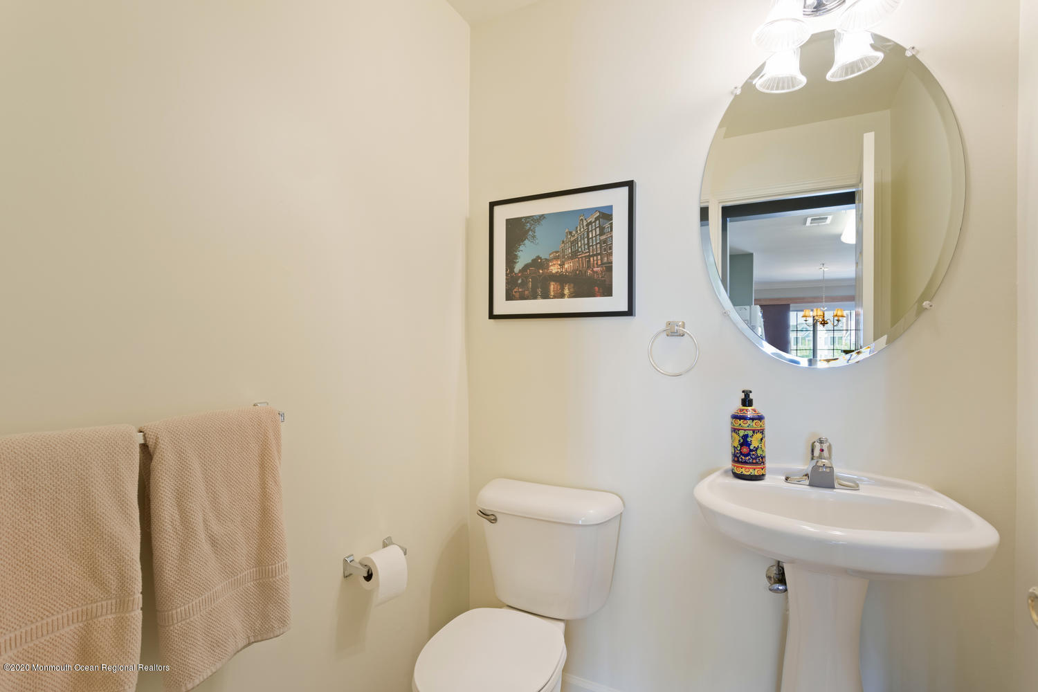 6 Raritan Reach Road, Unit 3 South Amboy, NJ 08879 - Photo 8 of 29 a bathroom with a toilet sink and mirror