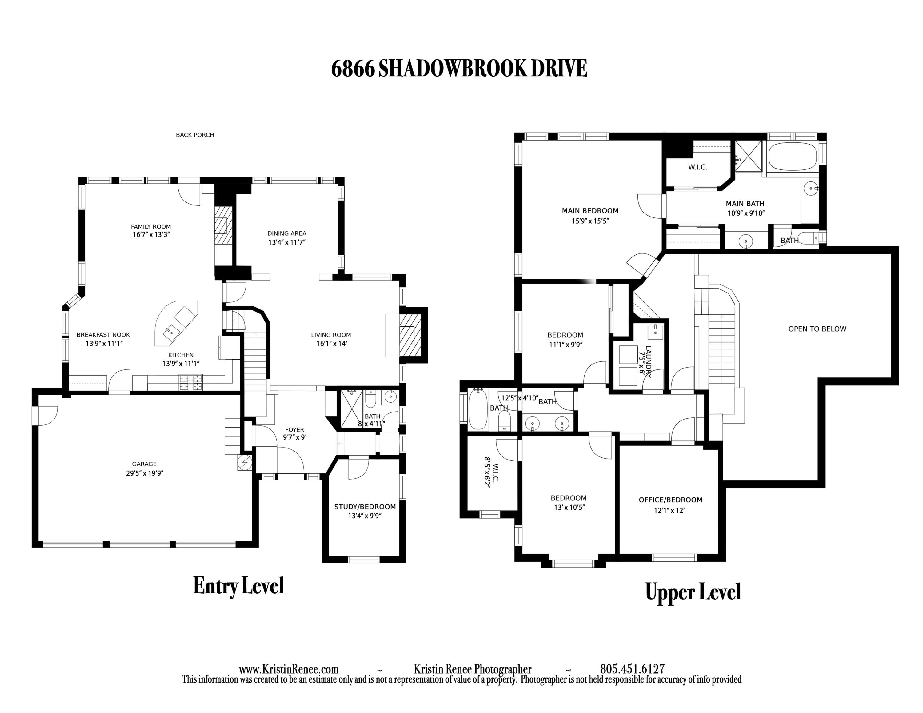 6866 Shadowbrook Drive Goleta, CA 93117 - Photo 33 of 33 Floor Plan