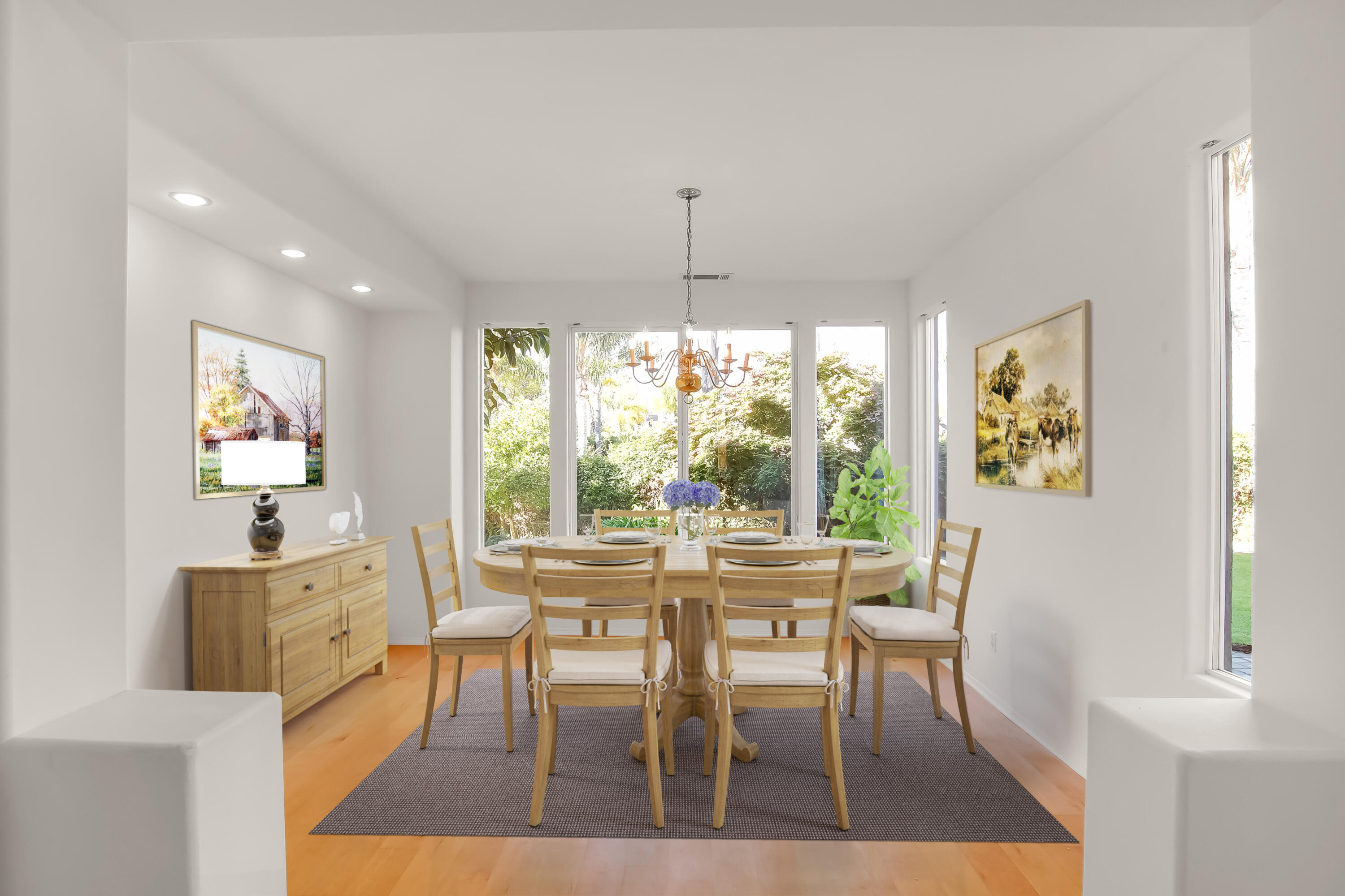 6866 Shadowbrook Drive Goleta, CA 93117 - Photo 6 of 33 Dining Room/Virtual Staging