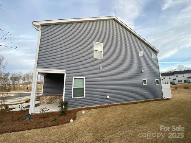 a backyard of a house