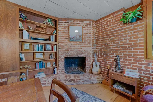 a view of swimming pool with outdoor seating