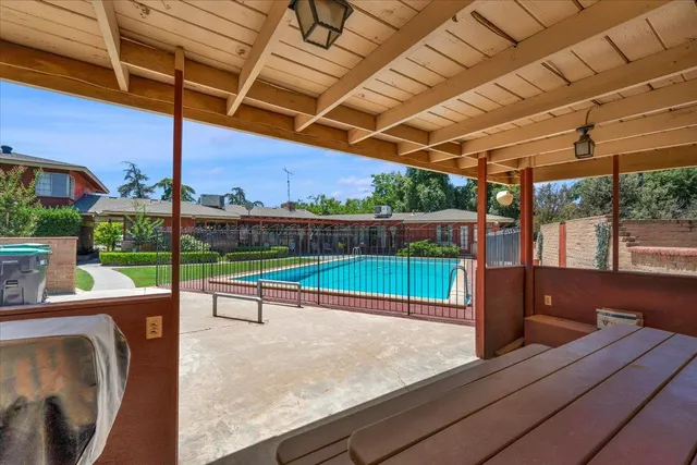 a view of a room with window