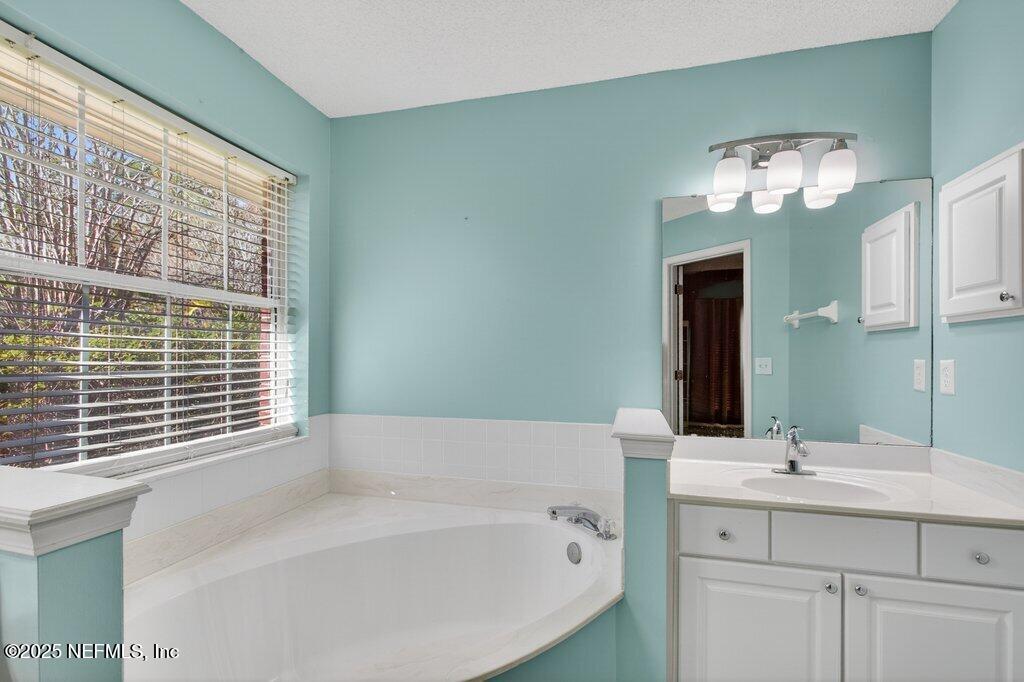 2472 Moon Harbor Way Middleburg, FL 32068 - Photo 25 of 52 a bathroom with a bathtub a sink and a window