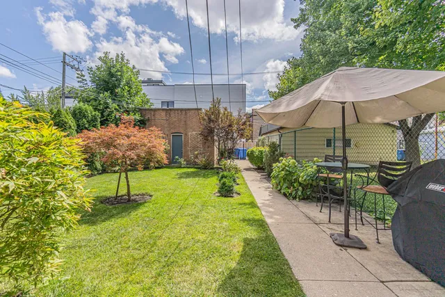 a view of outdoor space with seating area