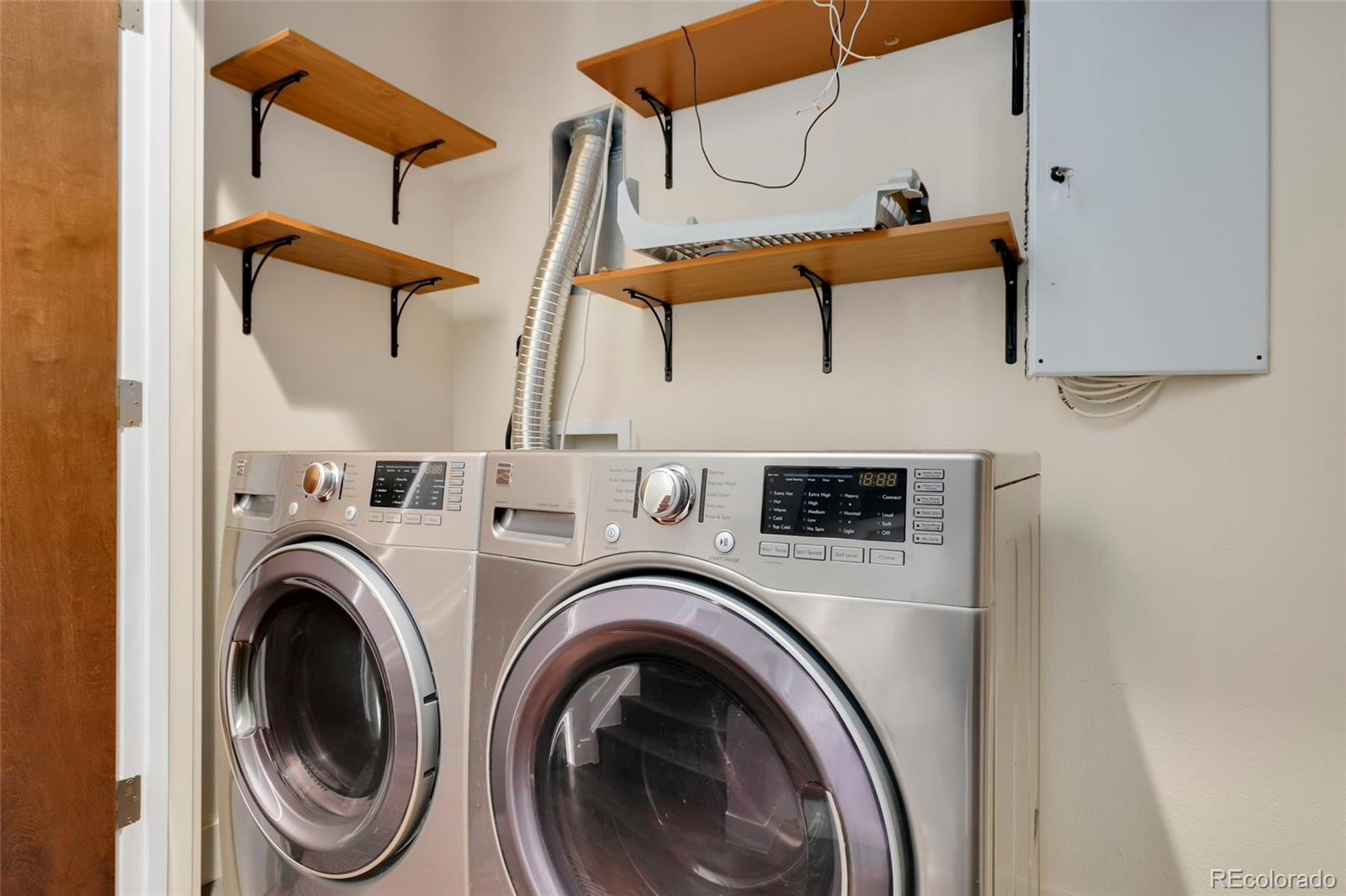 3336 Tejon Street, Unit 4 Denver, CO 80211 - Photo 15 of 35 a utility room with dryer and washer