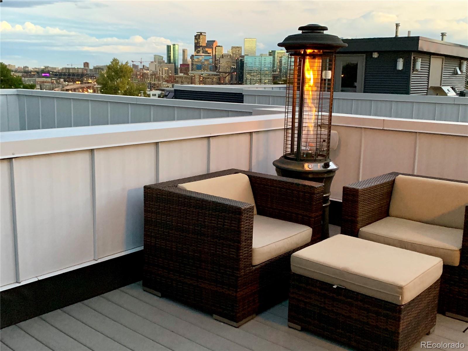 3336 Tejon Street, Unit 4 Denver, CO 80211 - Photo 32 of 35 a view of a terrace with furniture