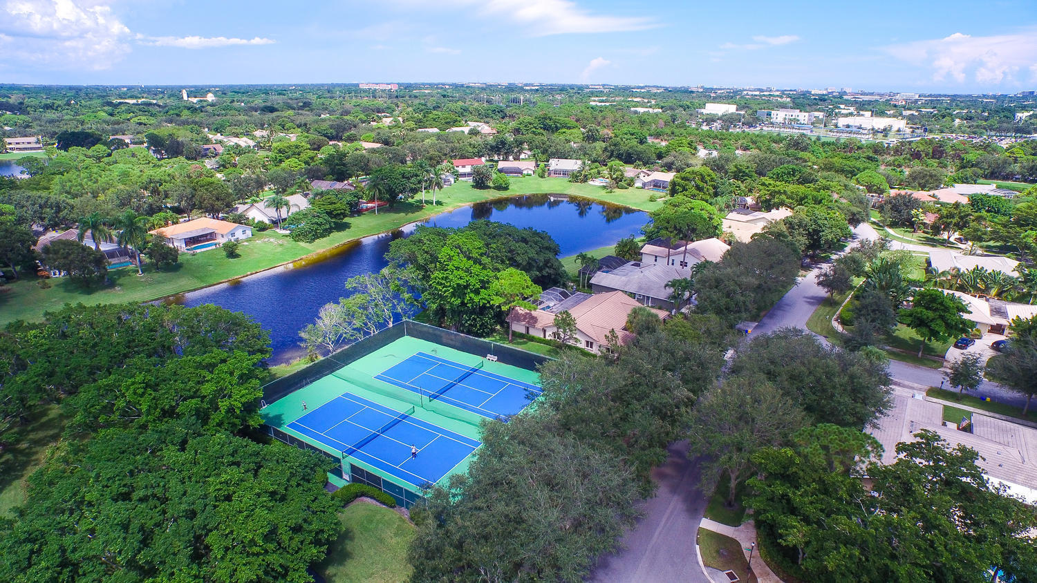 2415 Northwest 40th Circle Boca Raton, FL 33431 - Photo 32 of 33 MILLPOND Tennis Courts Aerial