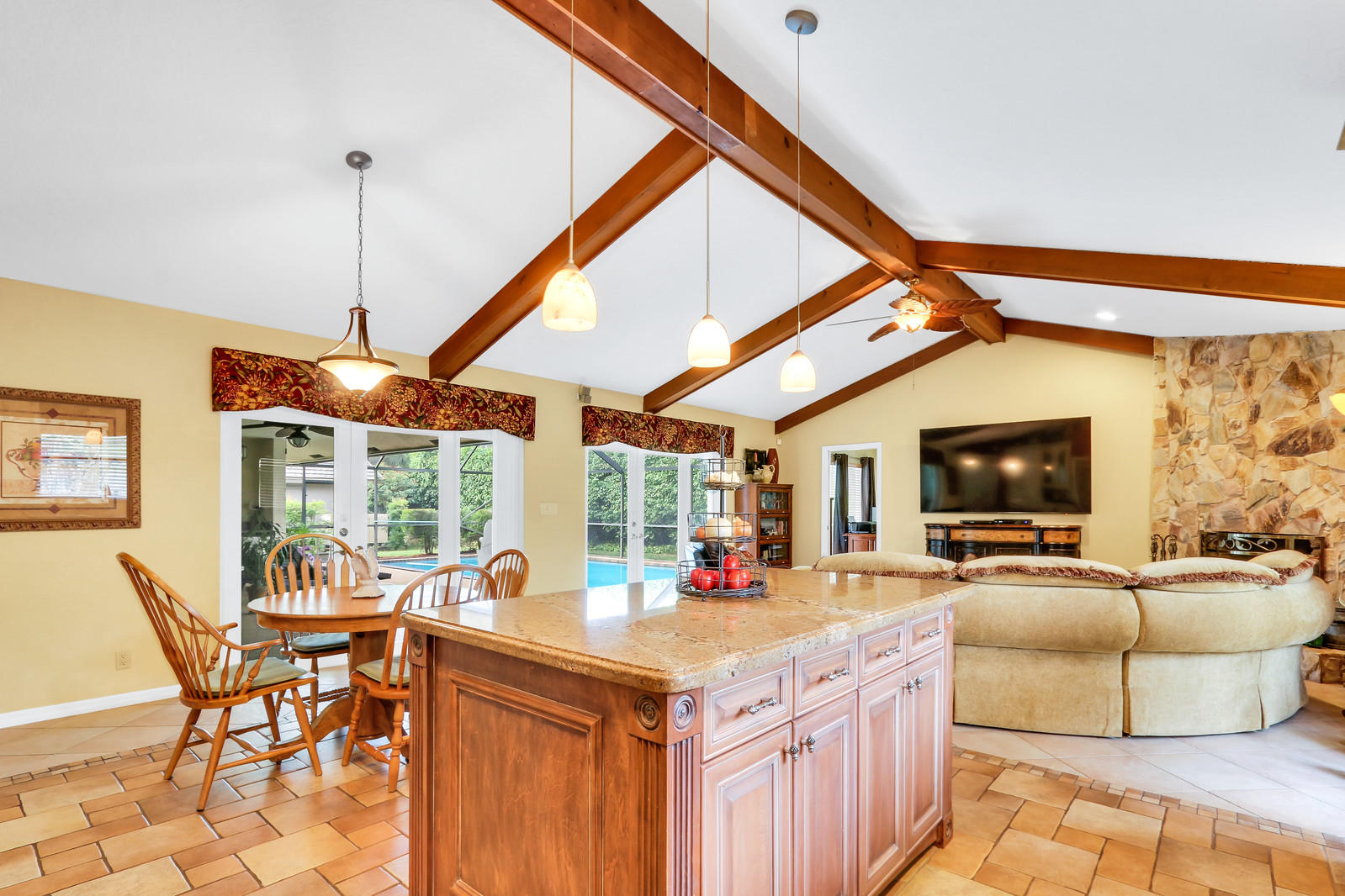 2415 Northwest 40th Circle Boca Raton, FL 33431 - Photo 5 of 33 Kitchen to Family Room -