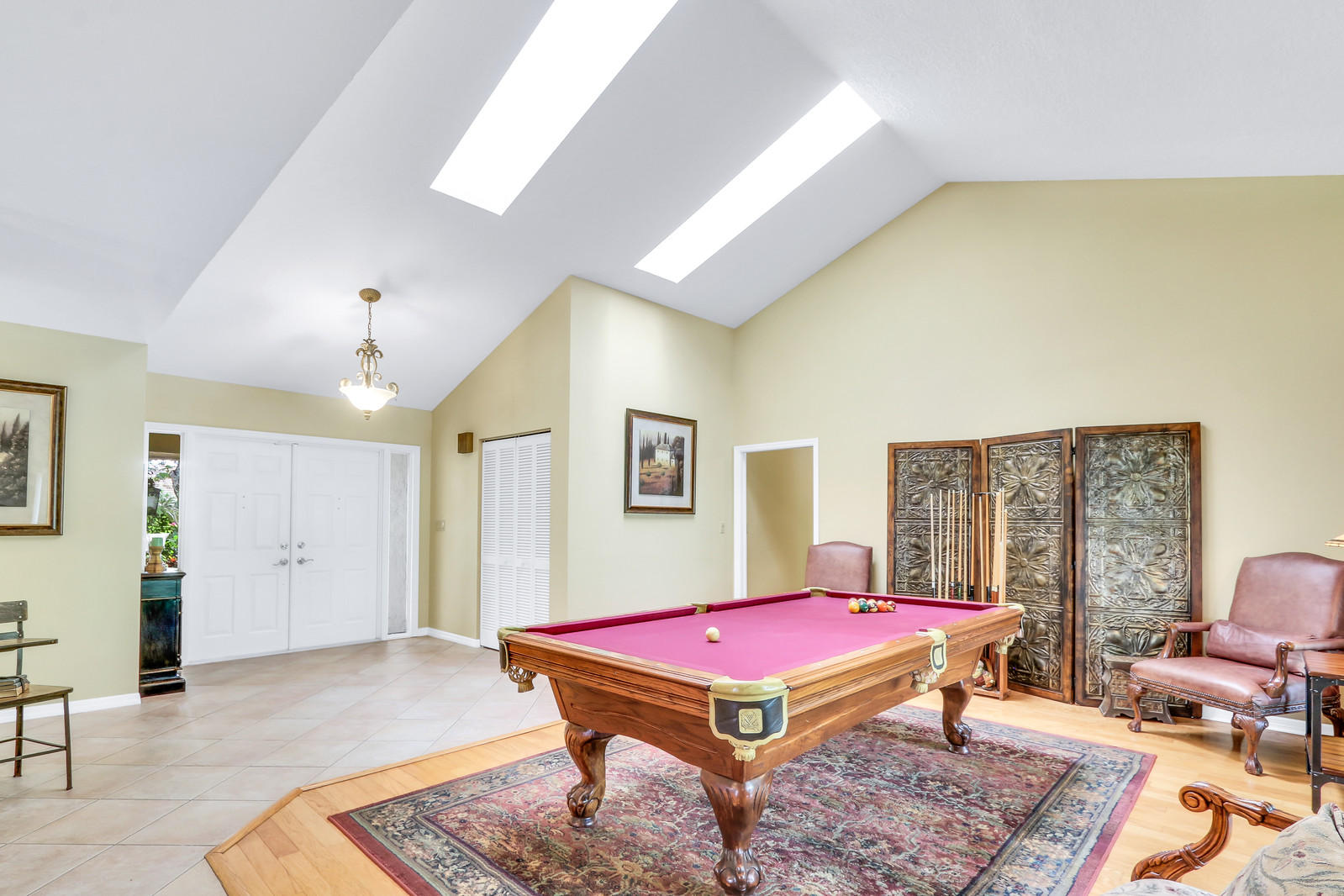 2415 Northwest 40th Circle Boca Raton, FL 33431 - Photo 9 of 33 Living Room - Vaulted with Skylights