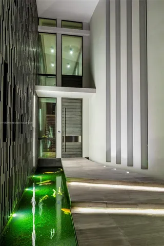 a outdoor space with lots of tables and chairs