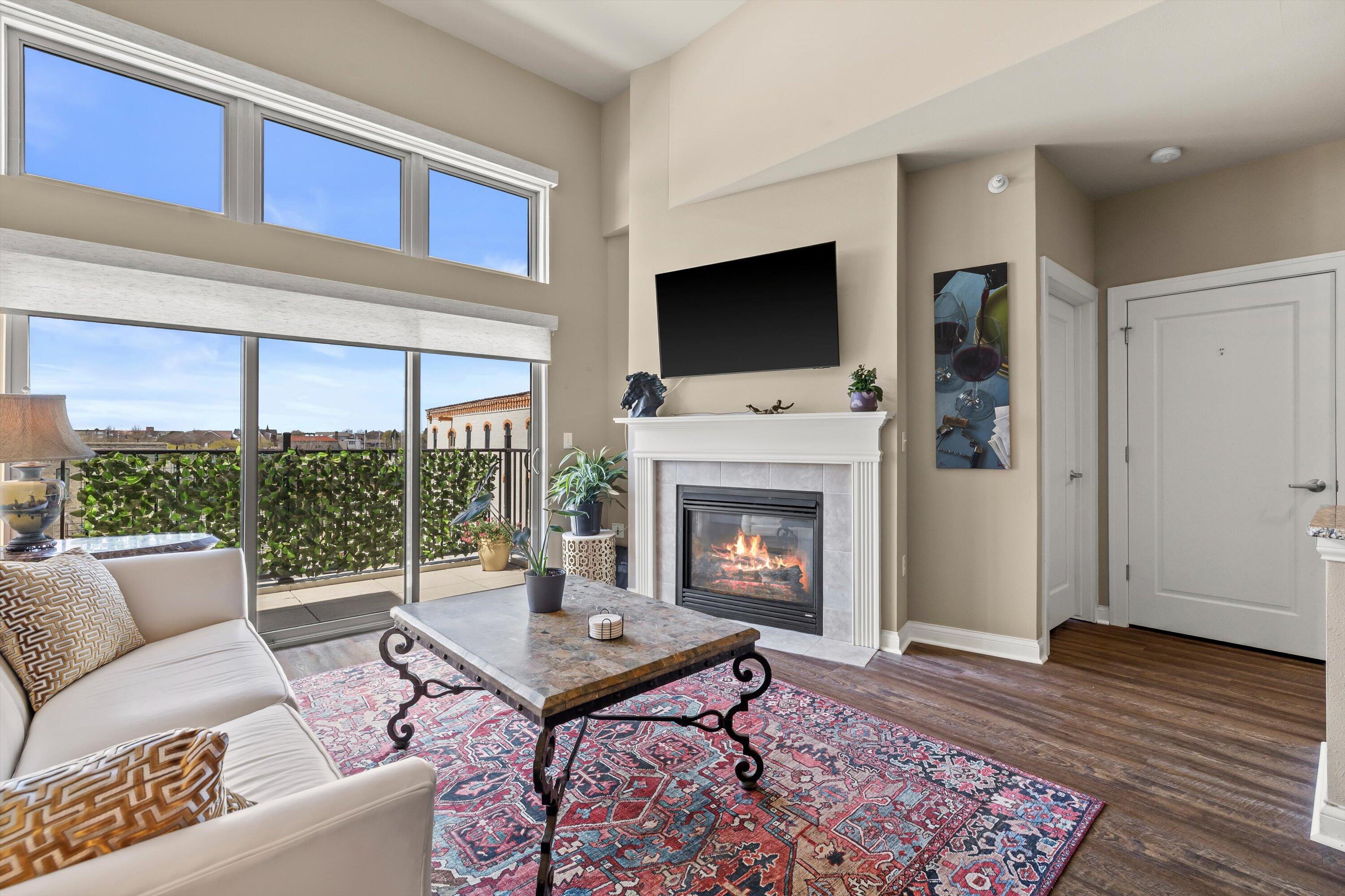 141 Main Street, Unit 418 Racine, WI 53403 - Photo 5 of 28 Living Room View 2