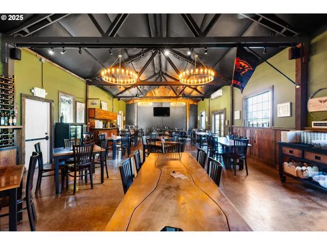 a view of a swimming pool with a yard