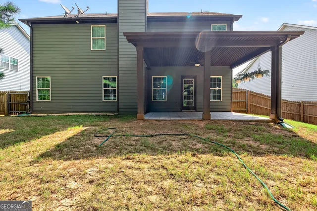 a view of a house with a porch