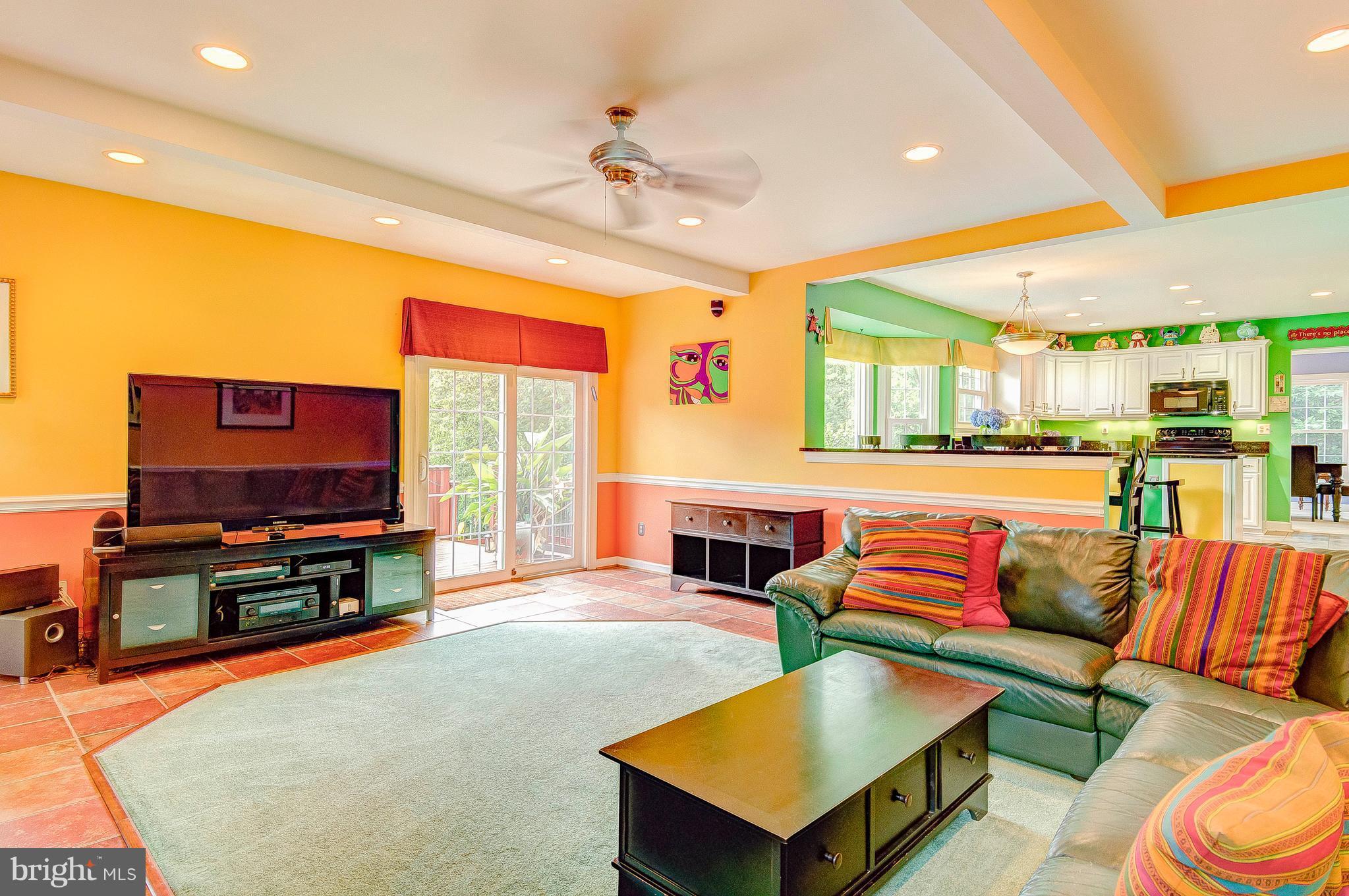3222 Breckenridge Way Riva, MD 21140 - Photo 22 of 29 a living room with furniture a flat screen tv and a pool table