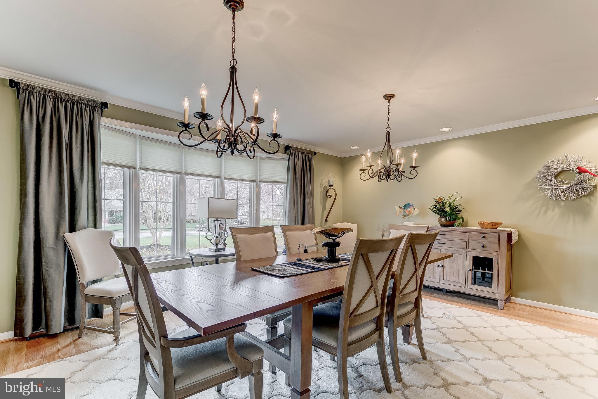 7928 Long Meadow Road Baltimore, MD 21208 - Photo 6 of 34 Another view of the gorgeous dining room