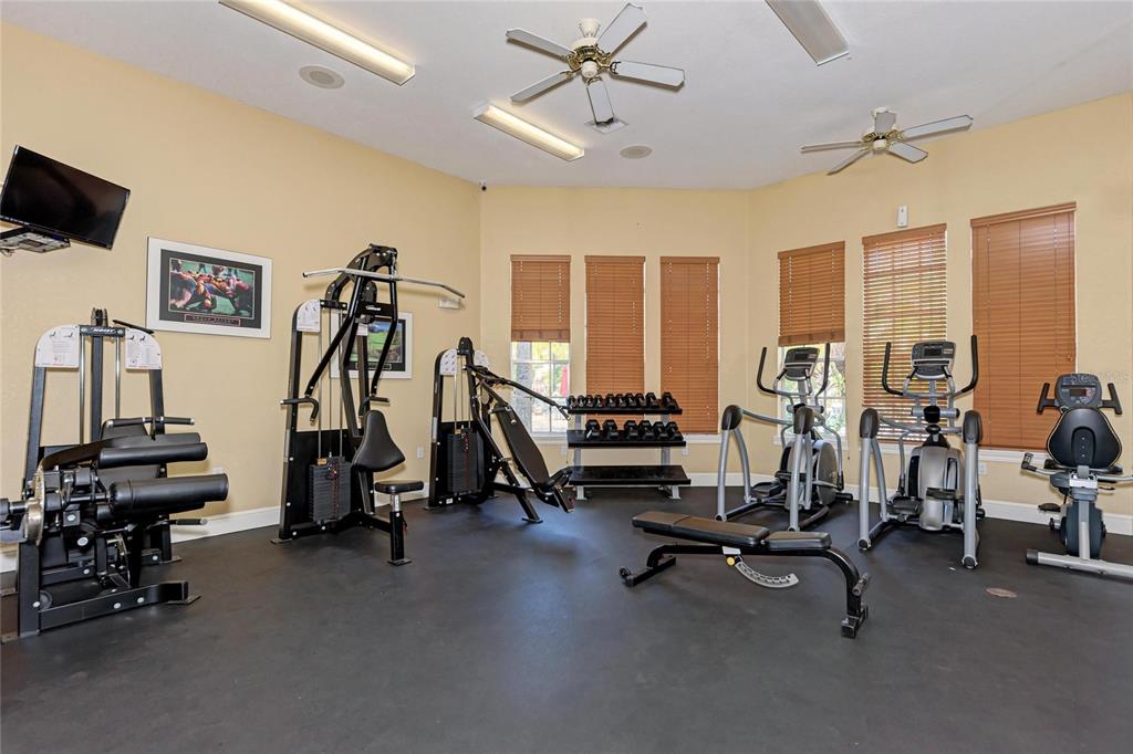 8911 Manor Loop, Unit 207 Lakewood Ranch, FL 34202 - Photo 58 of 71 a view of a room with gym equipment