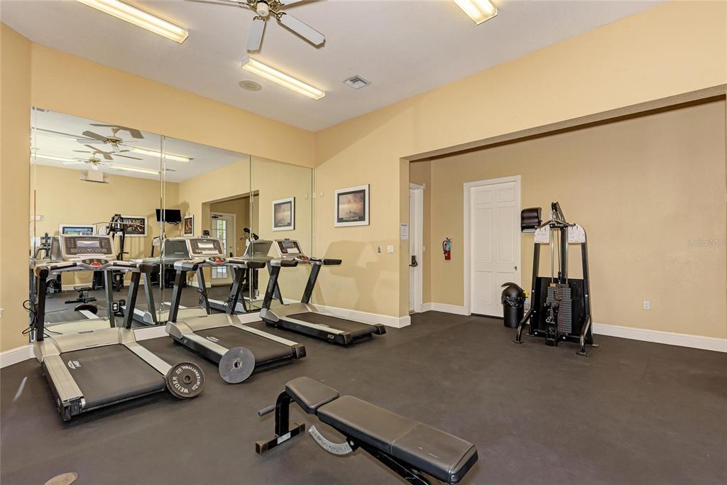 8911 Manor Loop, Unit 207 Lakewood Ranch, FL 34202 - Photo 59 of 71 a view of a room with gym equipment