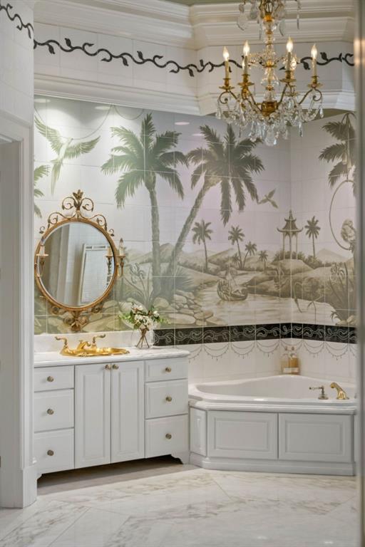 10955 Stroup Road Roswell, GA 30075 - Photo 39 of 73 a bathroom with a sink and a mirror