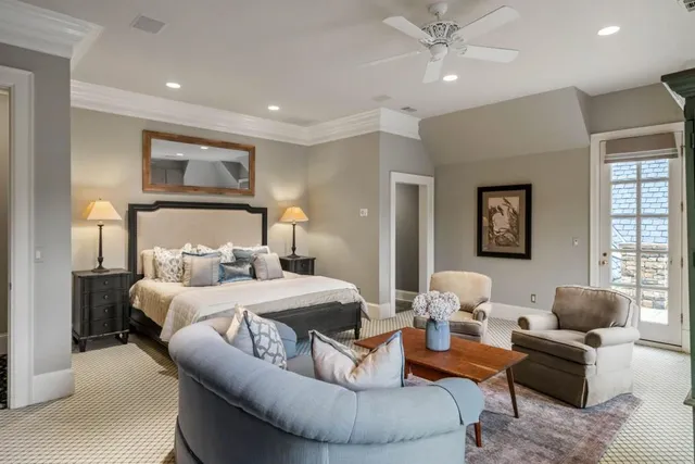 a view of a house with a garden