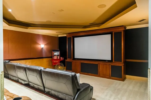a view of a swimming pool with an outdoor space and seating area