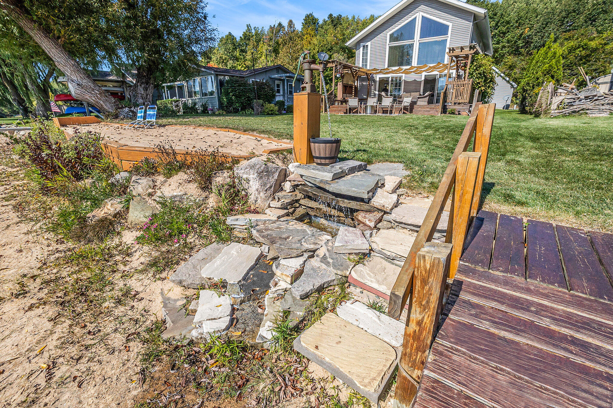 1479 North Cedar Lane Road Scottville, MI 49454 - Photo 26 of 34 Exterior from Dock