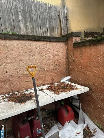 a close view of sink