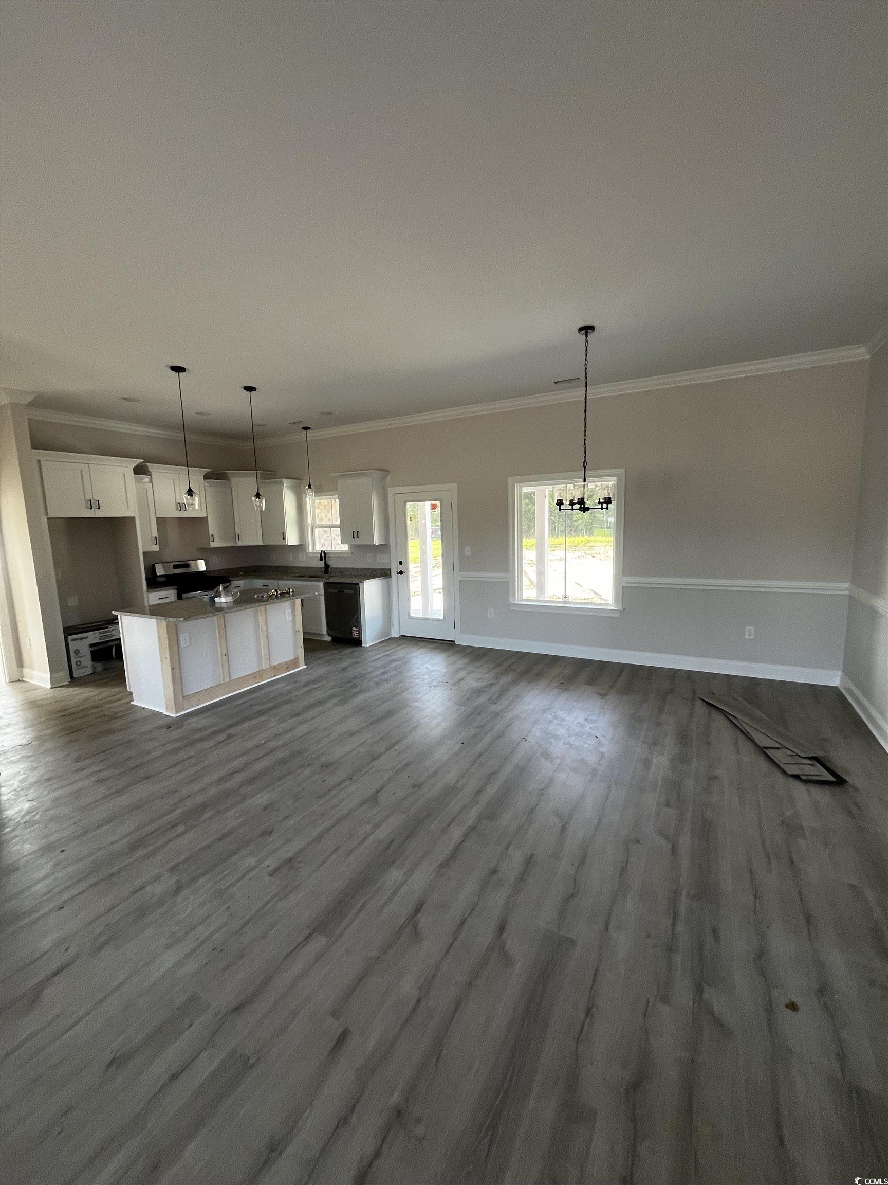 3444 Asbury Road Aynor, SC 29511 - Photo 7 of 7 Kitchen with open floor plan, ornamental molding,