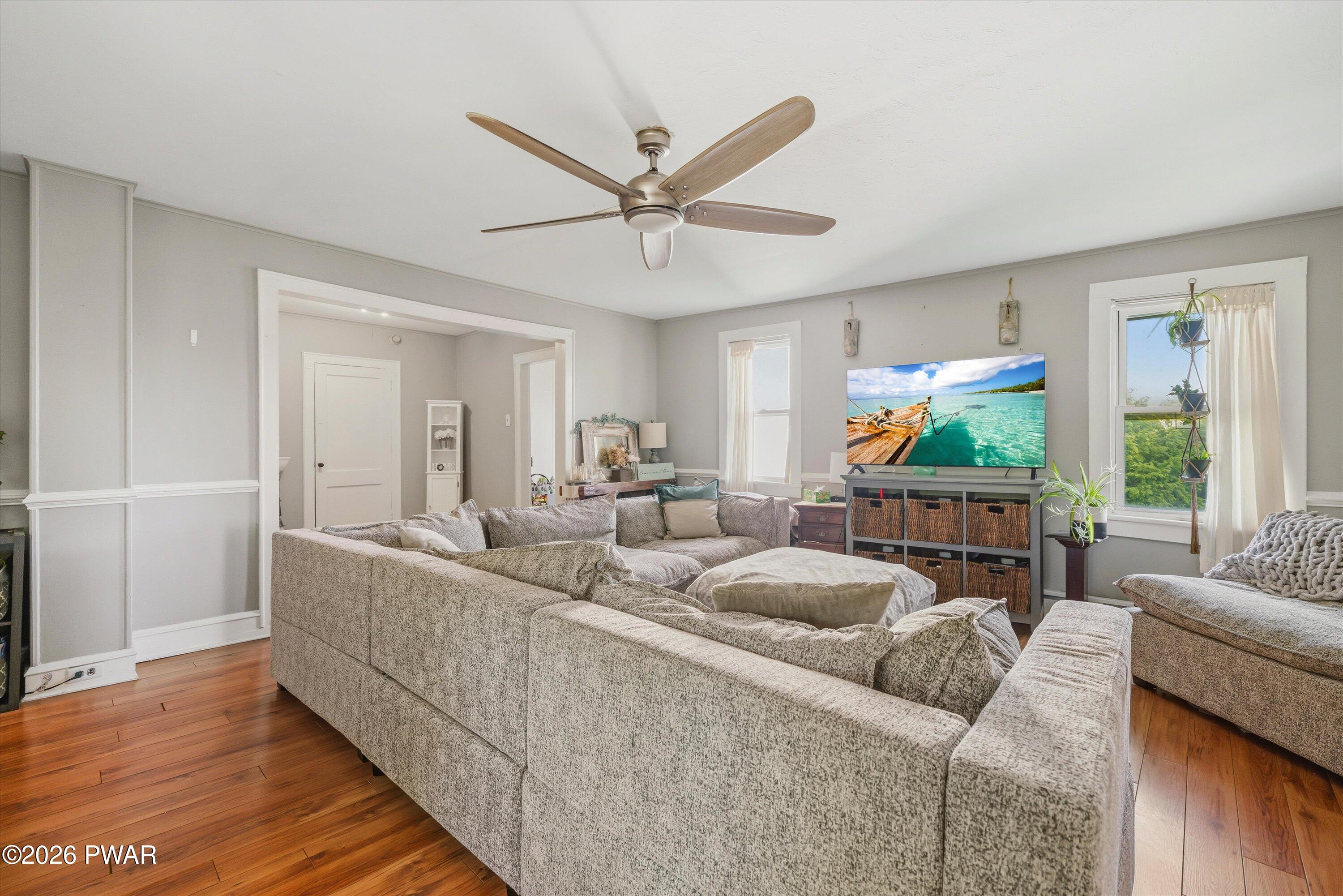 127 Valleyview Road Greentown, PA 18426 - Photo 21 of 66 a living room with furniture and a large window