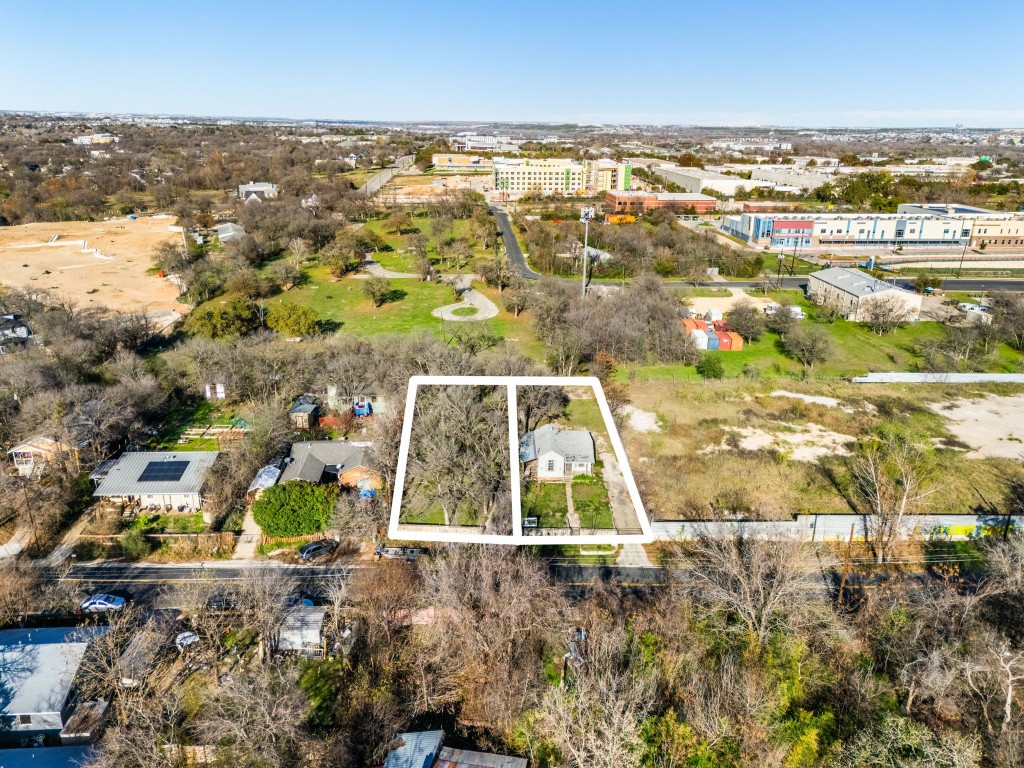 5610 Hudson Street Austin, TX 78721 - Photo 12 of 34 an aerial view of residential houses with outdoor space